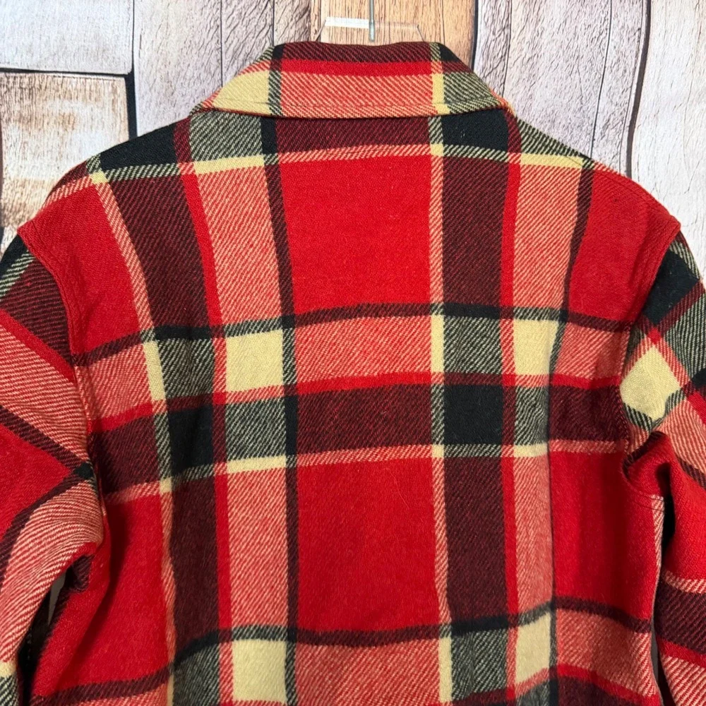 Chippewa Vintage Plaid Shirt Jacket Shacket Wool 70s Heritage Workwear Cabincore